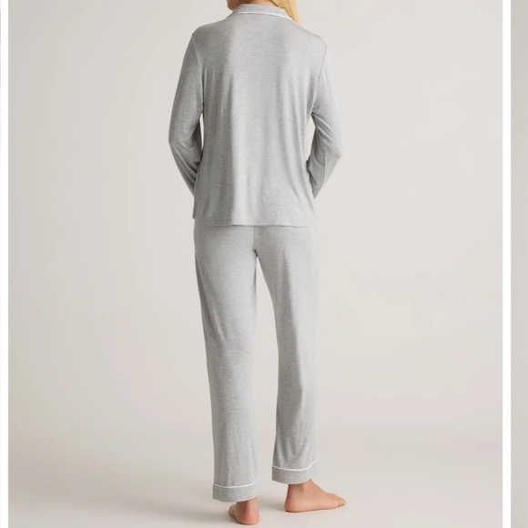 Quince Light Gray  Bamboo Women's Pajama Set size XS - Picture 2 of 9